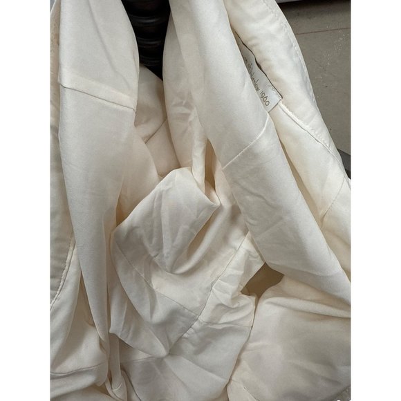 HOUSE OF HARLOW 1960 Women's Cream Sequin Wide Leg High Waist Palazzo Pants Sz 6 - Picture 9 of 13